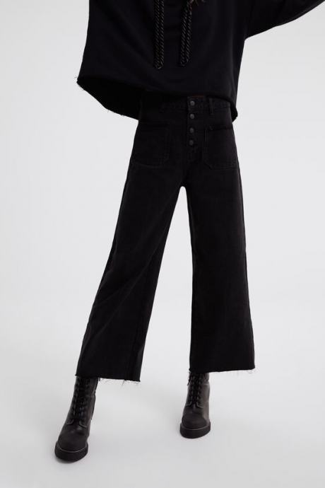 ZARA high waist traperice - culottes hlače 34/XS