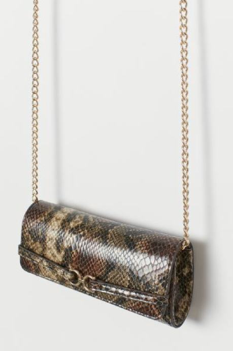 H&M zmijska torbica