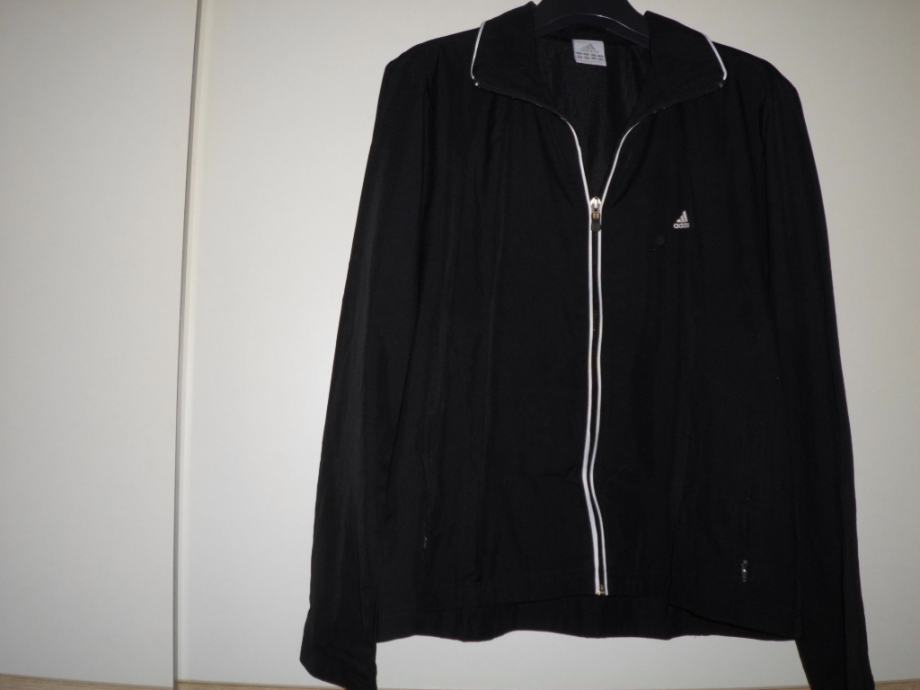 Adidas crni gornji dio trenirke/jaknica vel.M/L