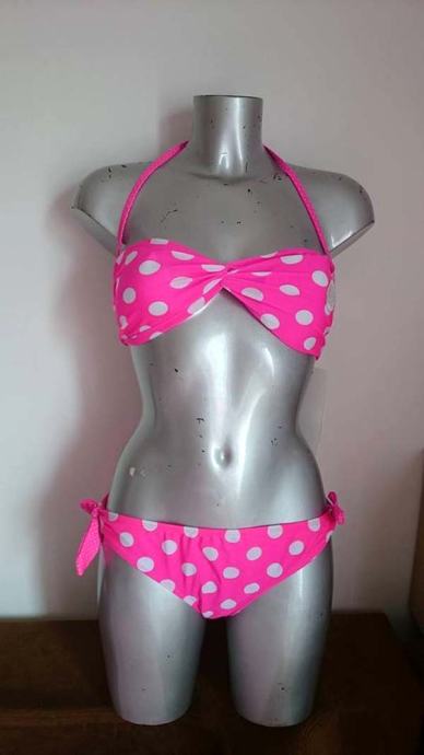NOVI rozi bikini kupaći kostim