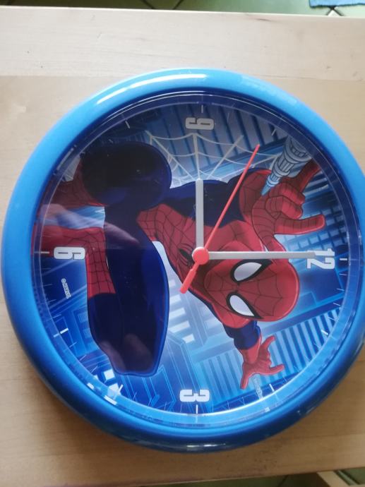 Marvel Spiderman zidni sat, dječji - povoljno