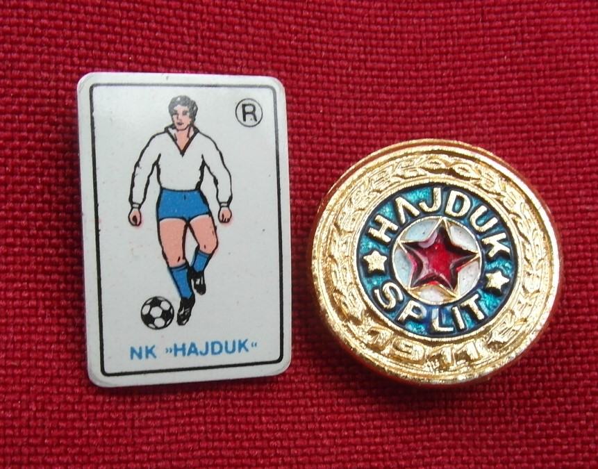 Dvije stare značke NK Hajduk