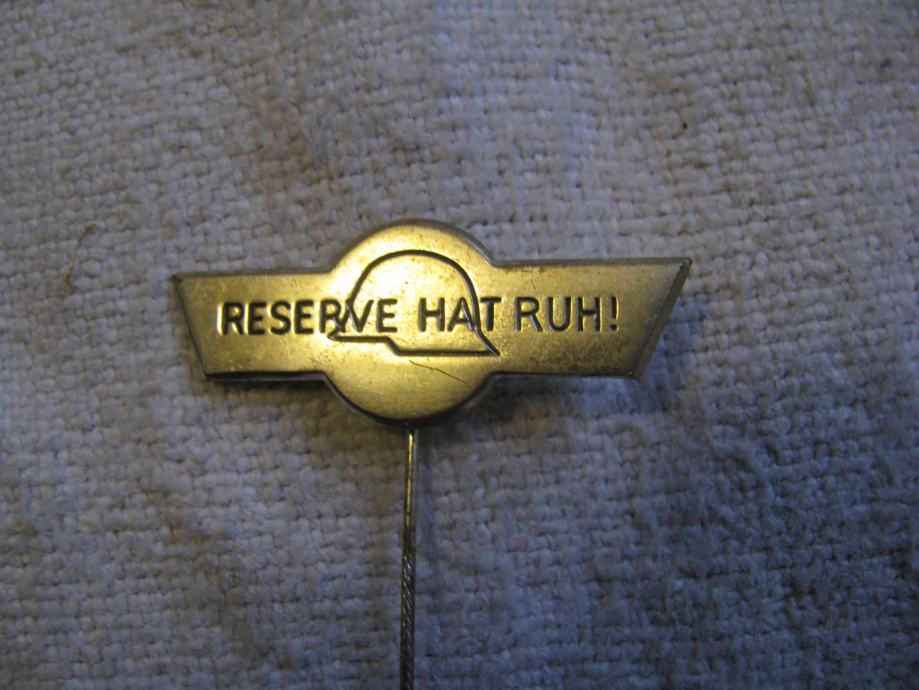Značka Reserve hat ruh