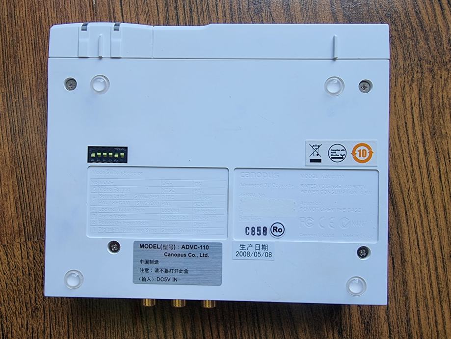 Digital Video Converter Canopus / Grass Valley ADVC110 Advanced..