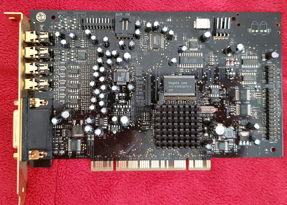 Creative Sound Blaster X-Fi SB0460 7.1 PCI Sound Card
