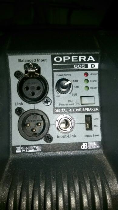 Aktivni zvucnici dB OPERA 605d+navlake