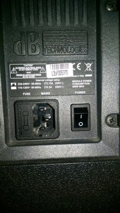 Aktivni zvucnici dB OPERA 605d+navlake