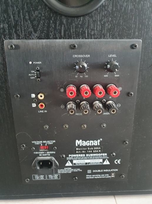 Aktivni subwoofer Magnat monitor 300A