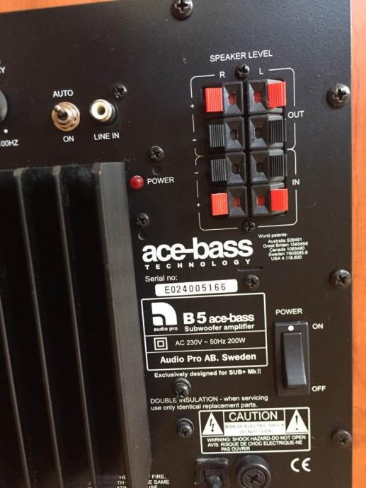 Audio Pro Cinema C2 + Subwoofer ace bass B5 SNIŽENO