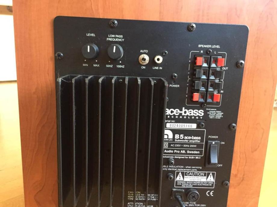 Audio Pro Cinema C2 + Subwoofer ace bass B5 SNIŽENO