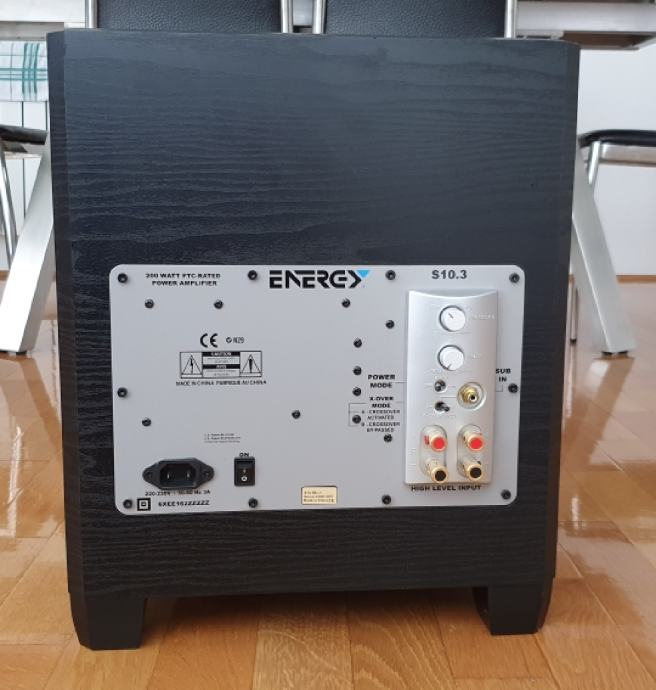 Energy S10.3 subwoofer