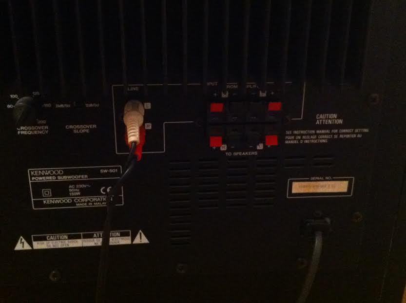 Kenwood SW501, aktivni kućni subwoofer 30cm