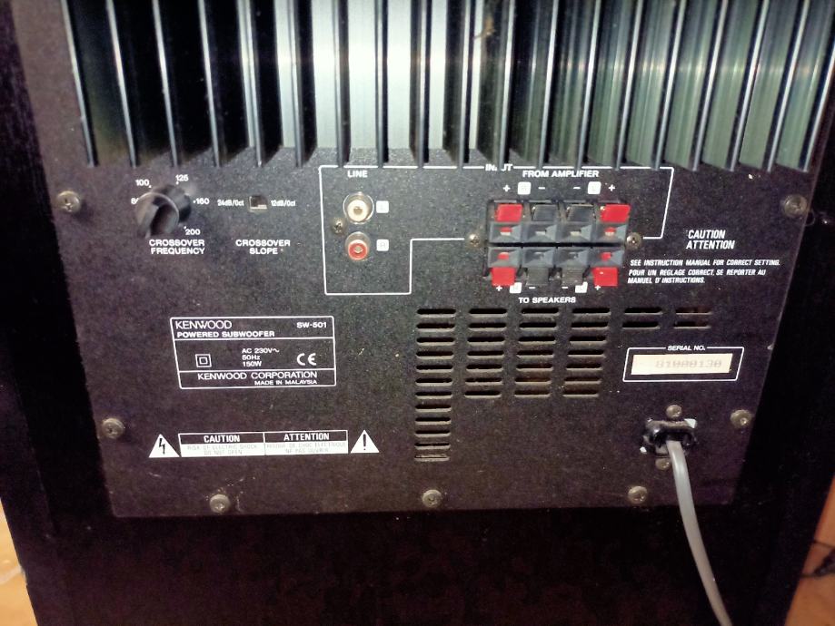 Kenwood SW501 sub