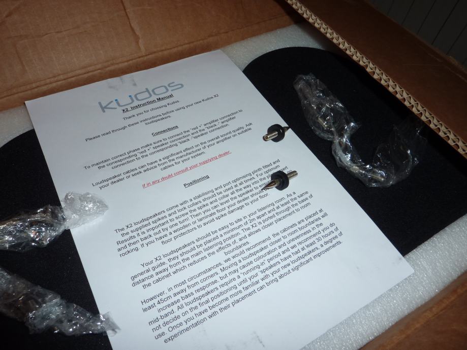 Kudos X2, britanski highend zvučnici, 10 sati rada, Naim partner