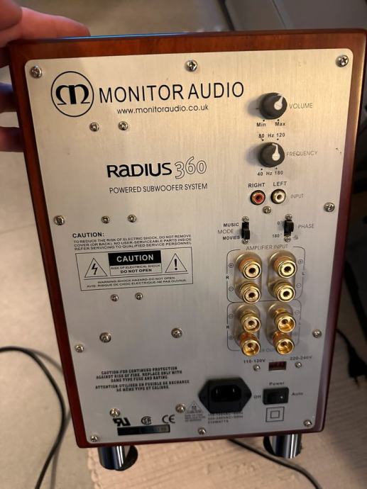 Monitor Audio Radius 360 subwoofer
