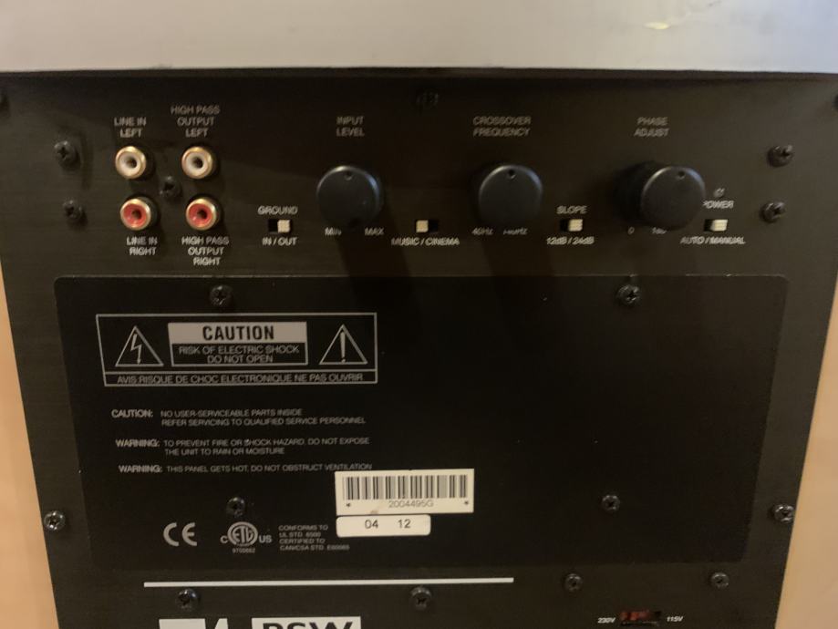 Aktivni Subwoofer Kef PSW 2500