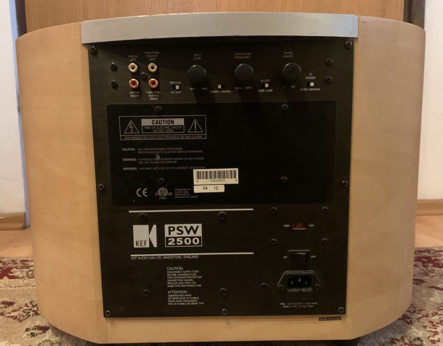 Aktivni Subwoofer Kef PSW 2500