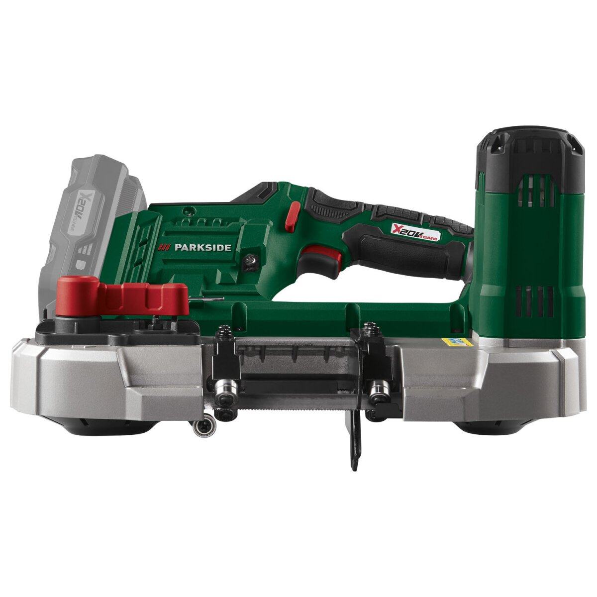 Scie à Ruban Sans Fil Parkside PMBA 20-Li B2 - 20V - 3 Ans Garantie - Coffret Inclus