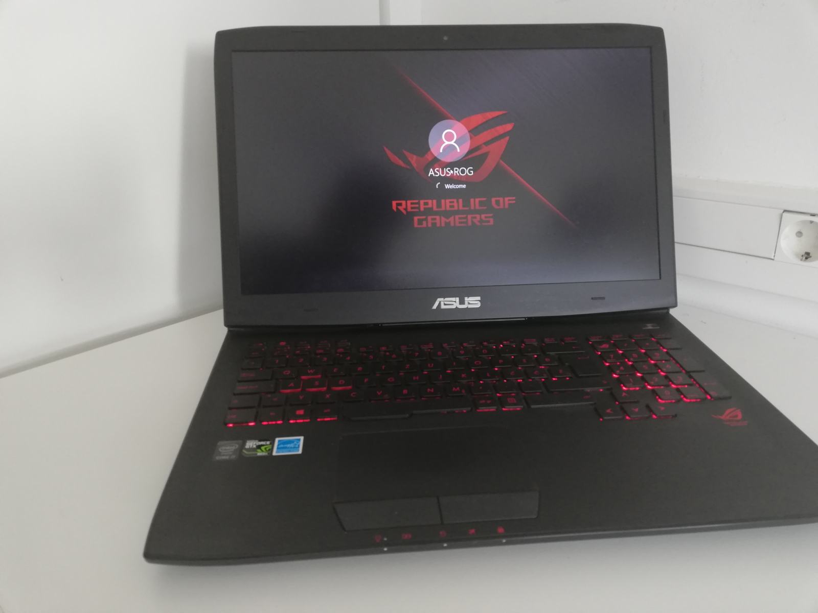 Asus gaming laptop, ROG G751JL, 17.3, i7
