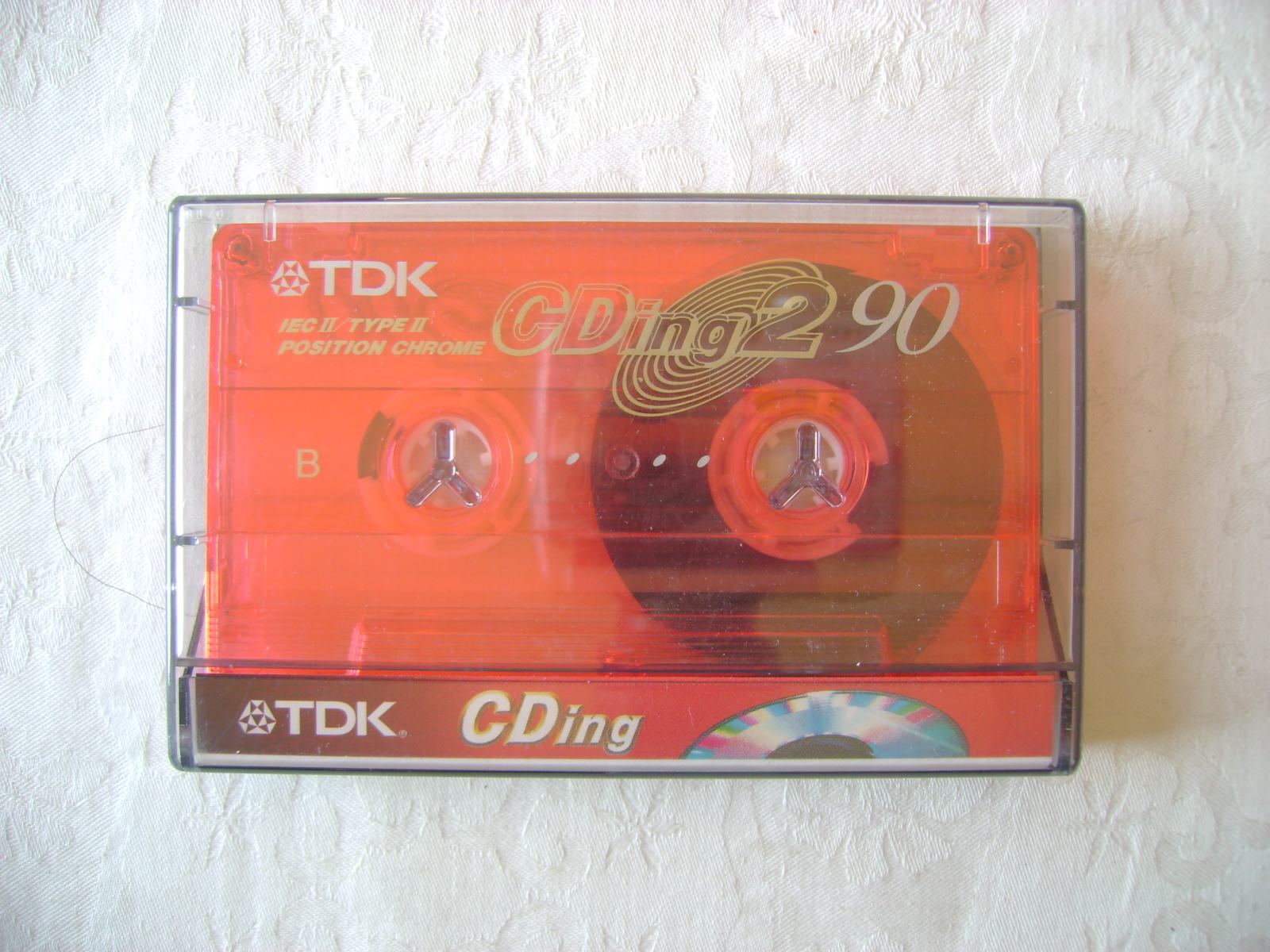 Lot de 7 cassettes Vierge k7 audio TDK CDing2 90 NEUVES