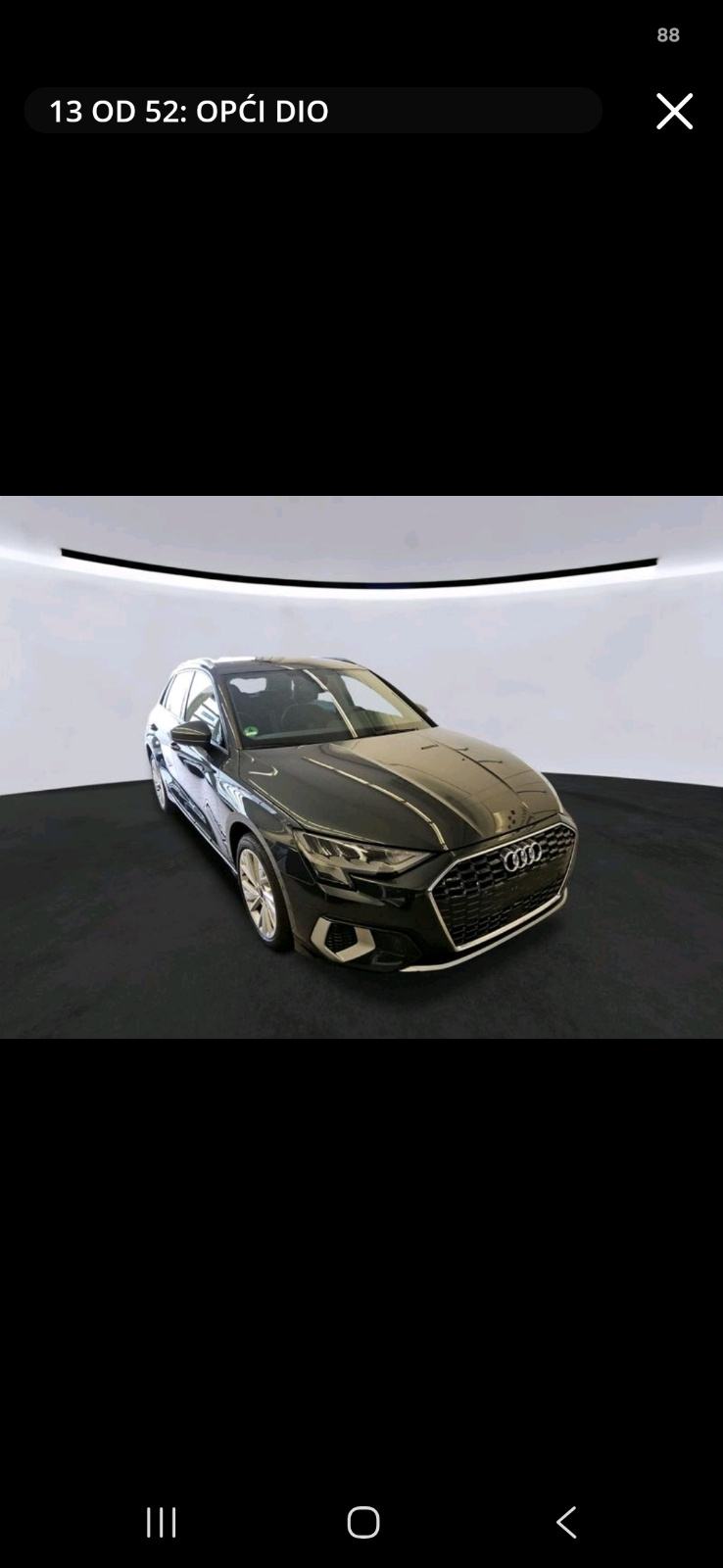 A3 Sportback 35 TDI advanced,automatik,79000 km.,cijena sve sa pdv-om,, fotografija 1