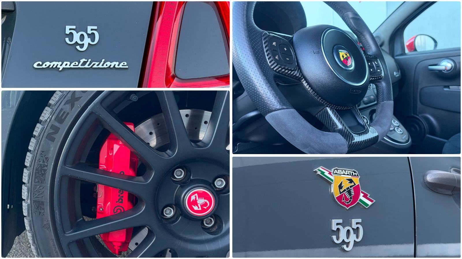Abarth 595 Competizione°180 KS°Automatik(F1)°101.600 km°Brembo°Sabelt, fotografija 17