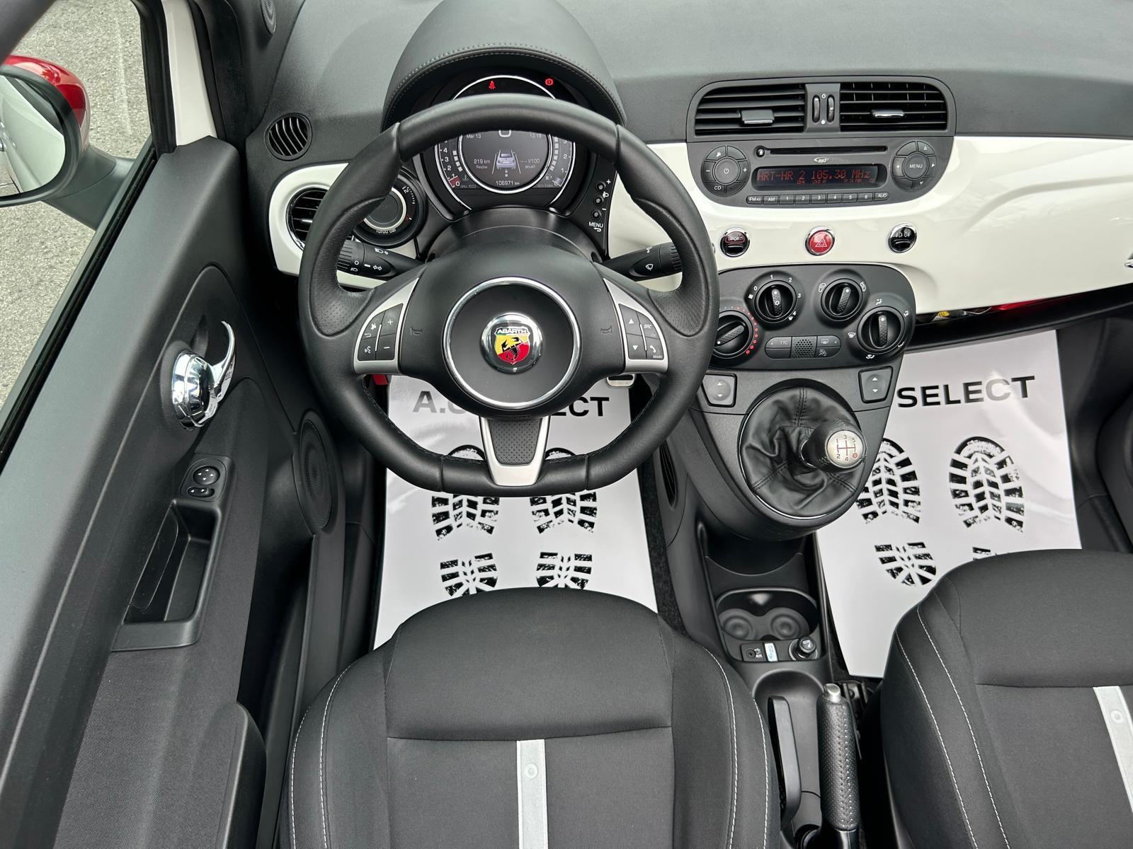 Abarth 500 140 Cabrio - 2015 - 100.000km - SERVISNA - REG 1 GOD !!!, fotografija 14