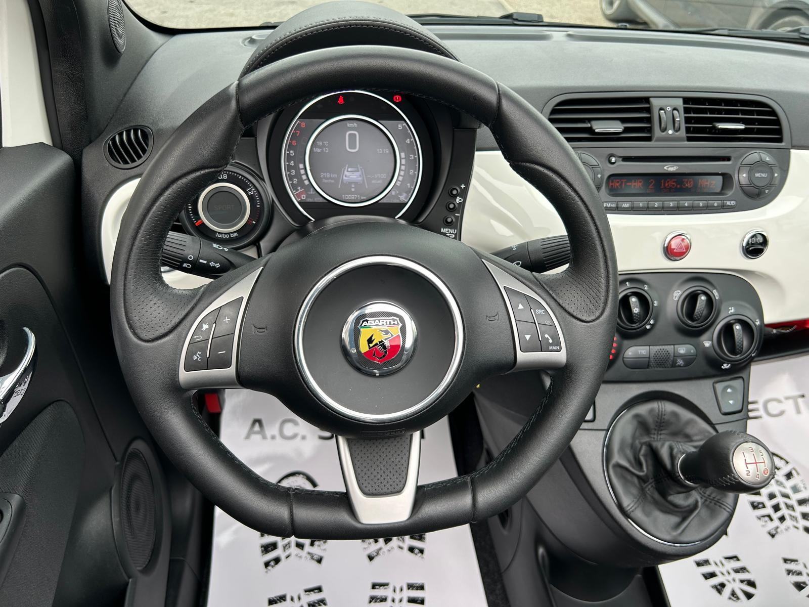 Abarth 500 140 Cabrio - 2015 - 100.000km - SERVISNA - REG 1 GOD !!!, fotografija 15