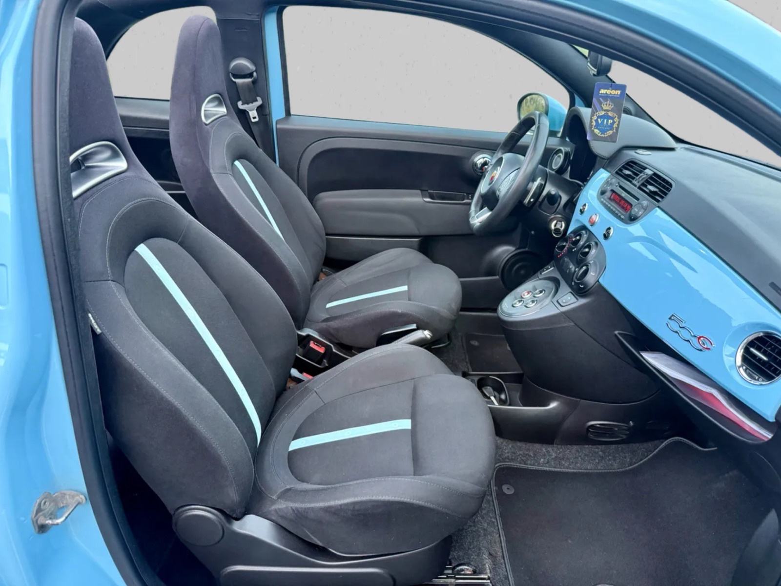 Abarth 500C 1.4 * CABRIO * BABY BLUE * AUTOMATIC * KAO NOVI *, fotografija 15