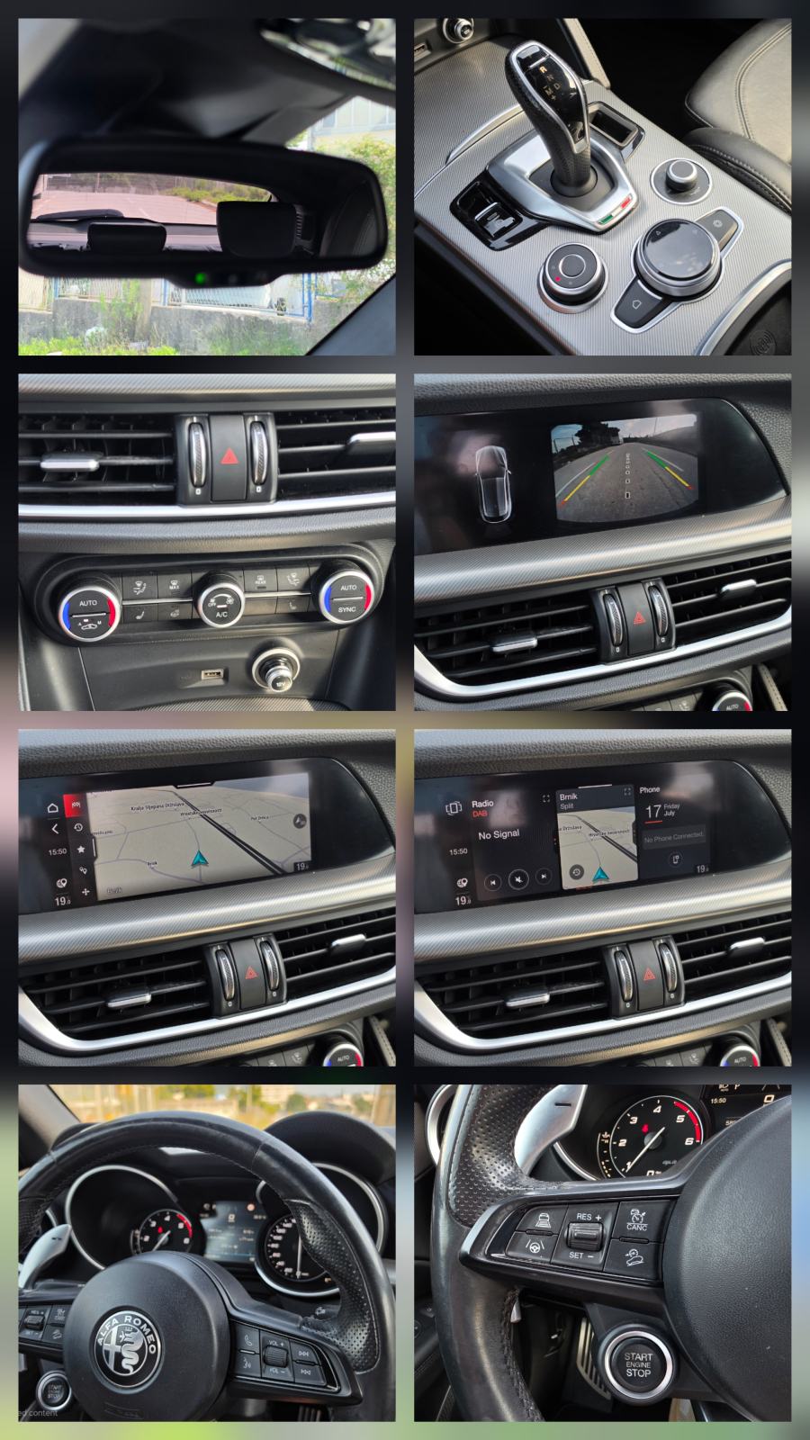 Alfa Romeo Stelvio 2.2d turbo VELOCE BLACK, 20", Facelift, zamjena, fotografija 20