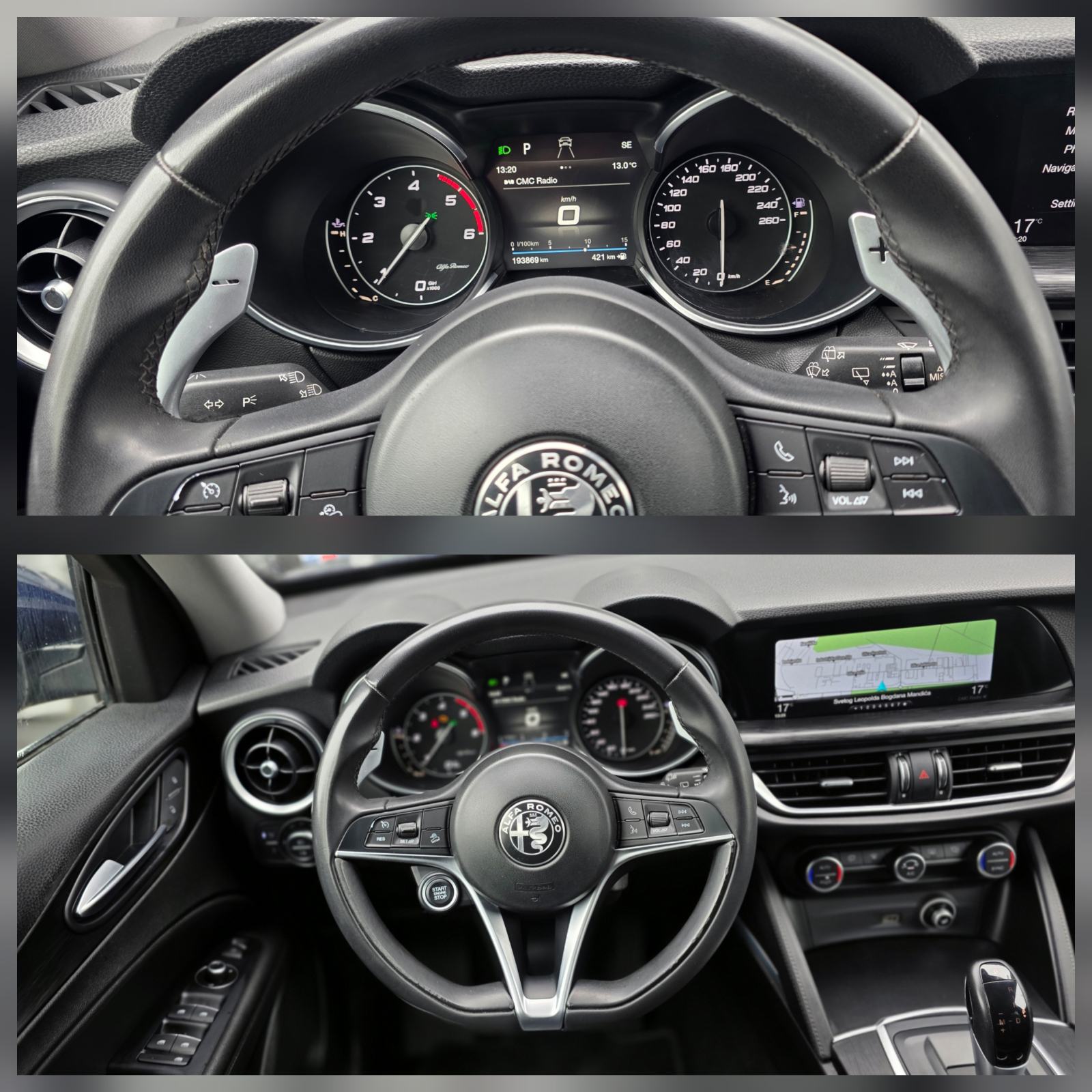 Alfa Romeo Stelvio 2,2D, 4X4, F1 AUT, BI-XENON, AUT, NAVI, REG 02/2O27, fotografija 14