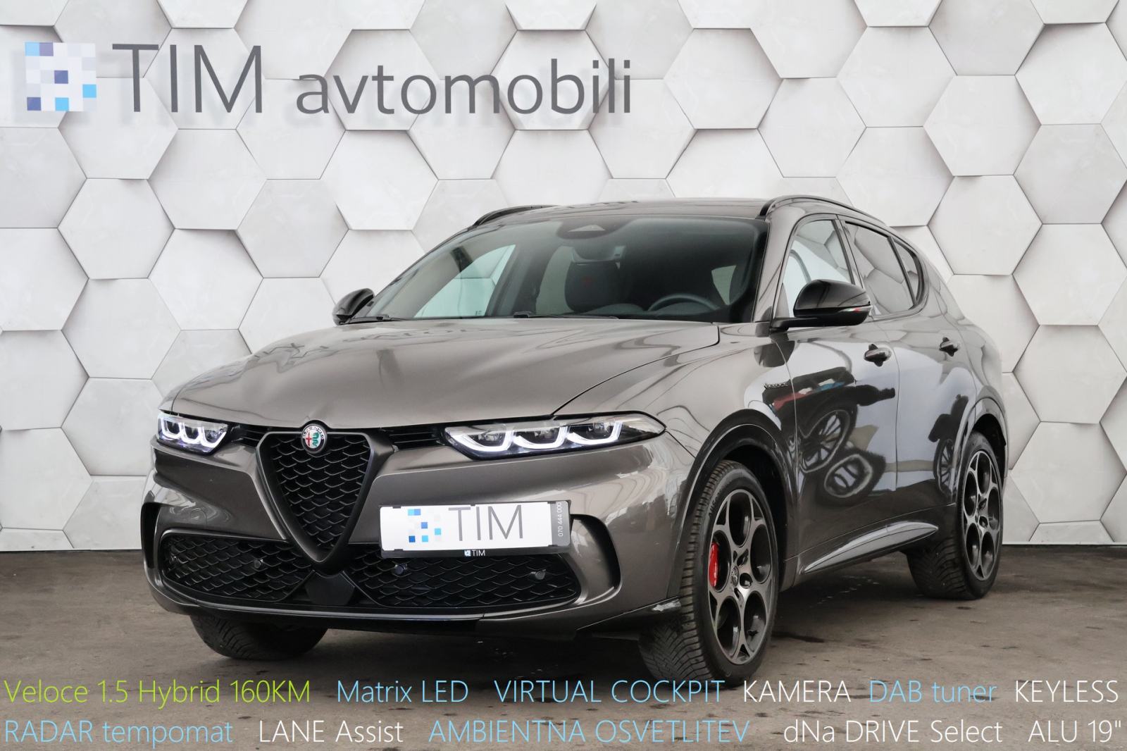 Alfa Romeo Tonale Veloce 1.5 TCT 160KM Matrix LED VIRTUAL DAB, pogled izvana - slika 1
