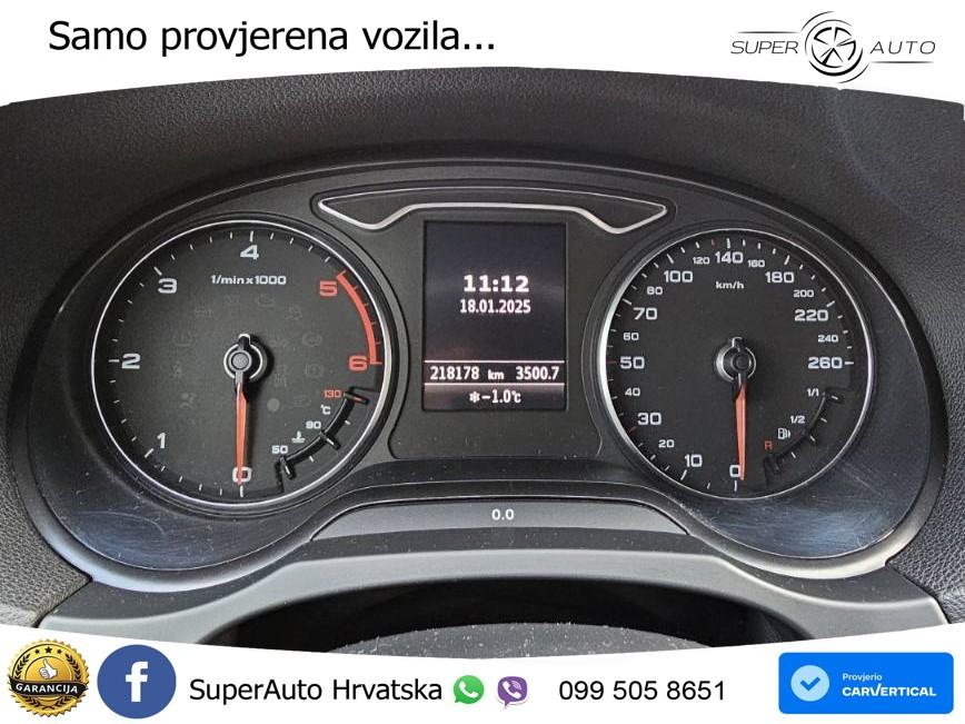Audi A3 2.0 TDI 184 KS, REG 09/26 TEM+NAVI+GR SJED+PARK, fotografija 8