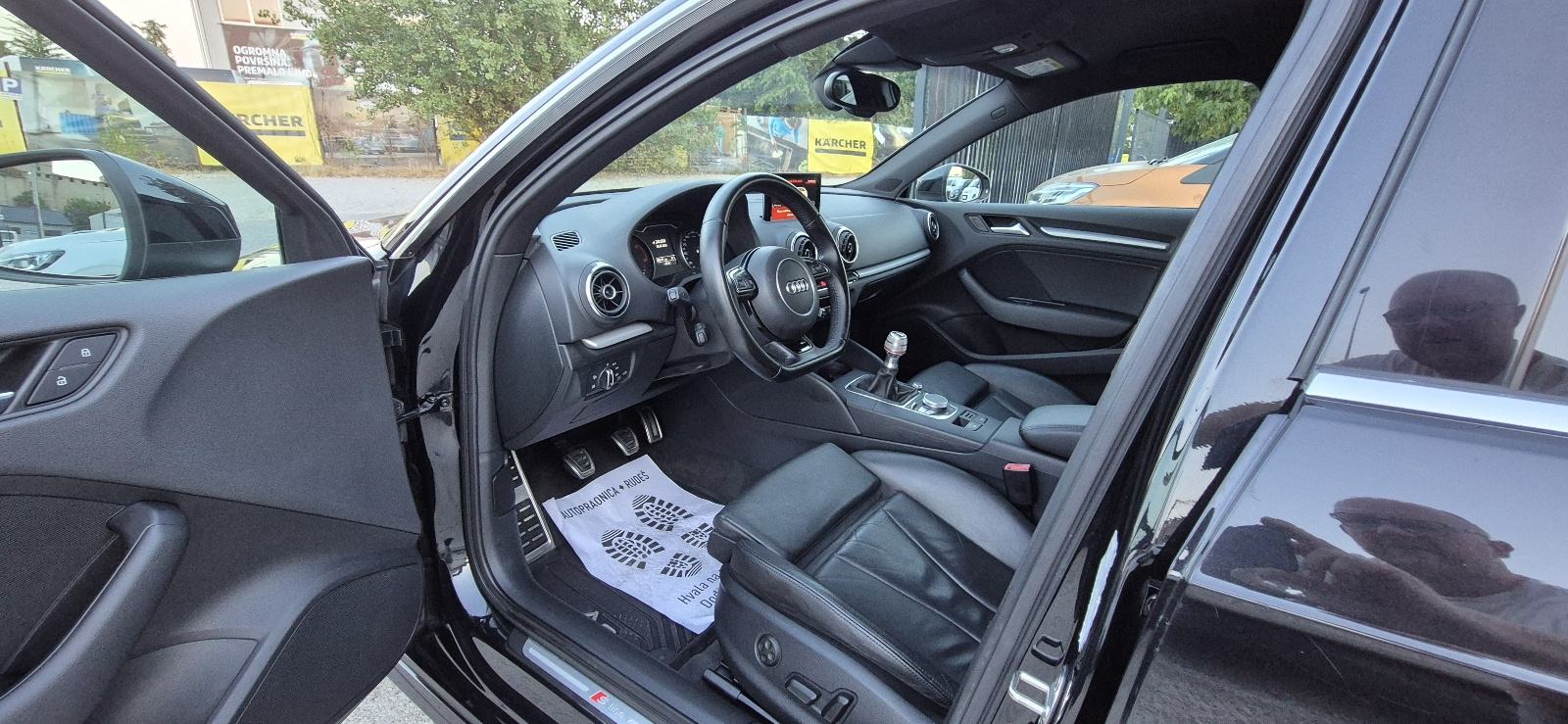 Audi A3 2,0 TDI S line veliki mali serv, led aut klim radar koža kam, fotografija 12
