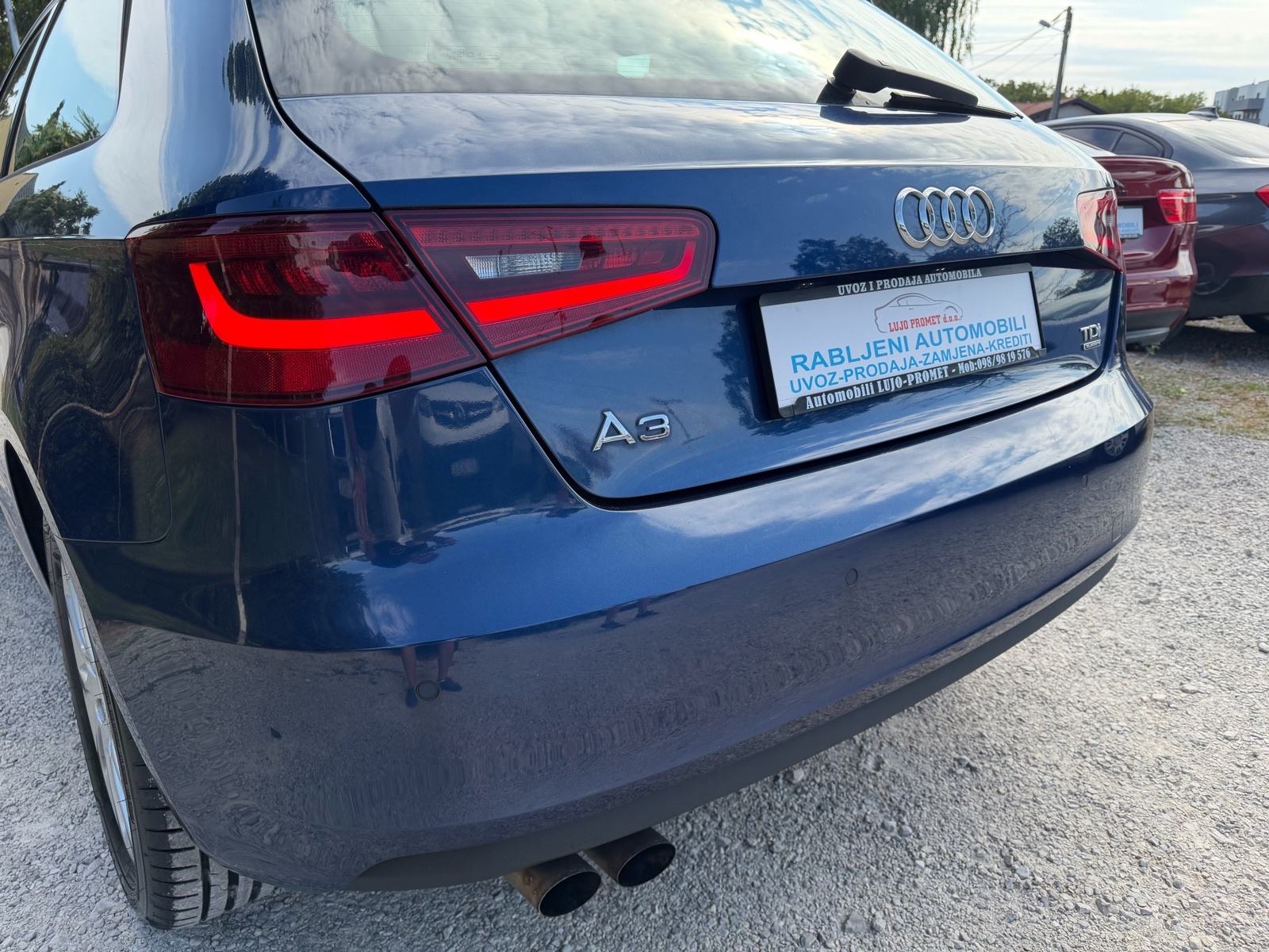 Audi A3 2,0 TDI Quattro-XENON-LED-ALU-V+M SERVIS-NEMA 5%-KARTICE 36 R, fotografija 11