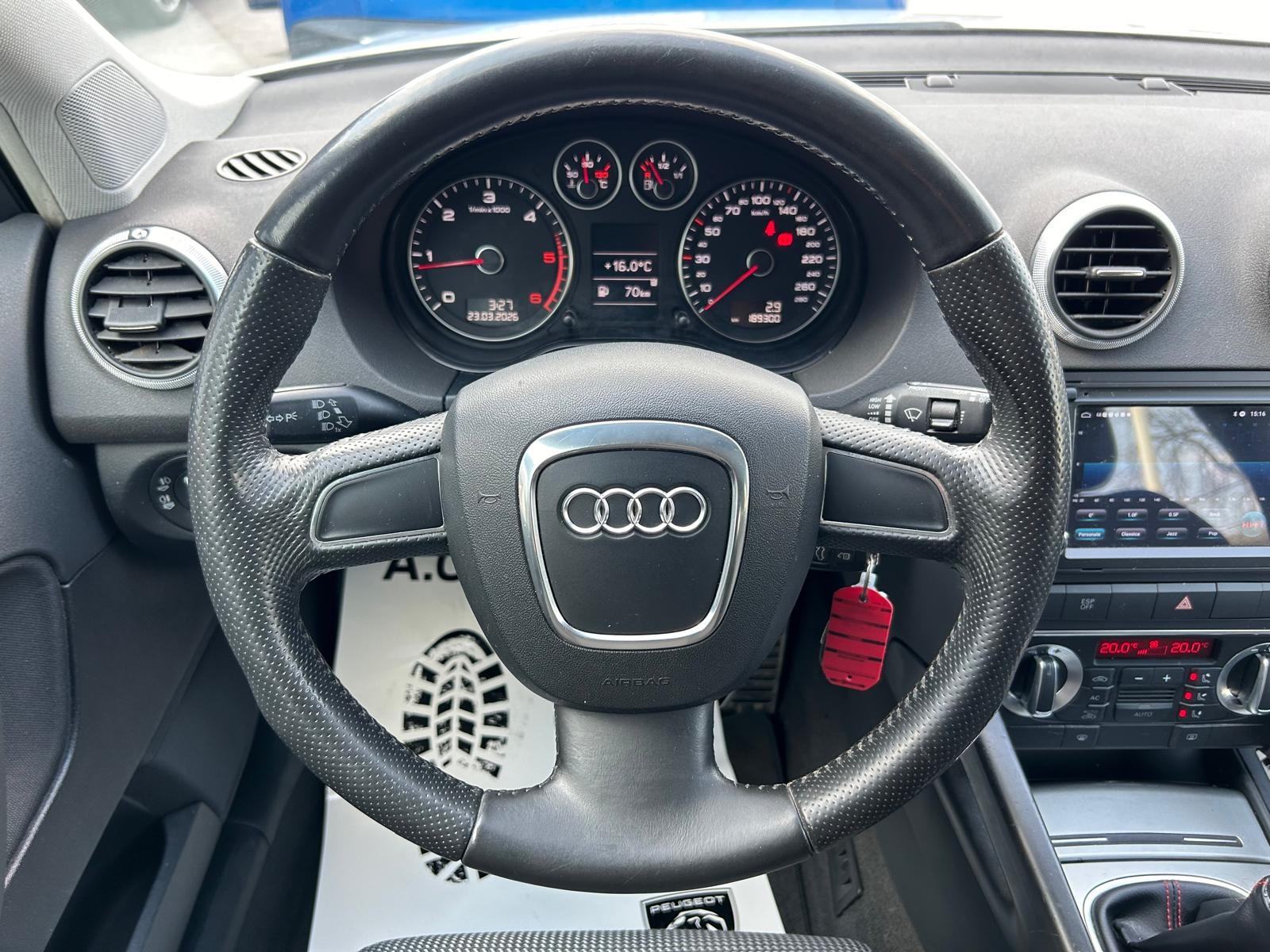 Audi A3 2.0 TDI Sportback - Quattro - SERVISNA - GARANCIJA - REG1GOD, fotografija 11