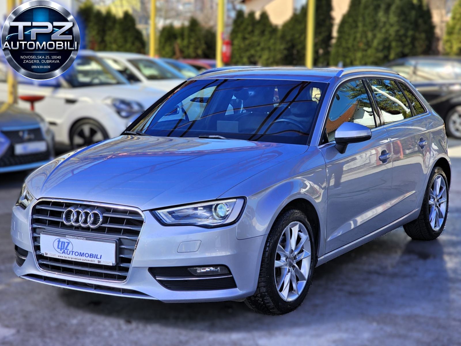 AUDI*A3*2015.G*1.6 TDI-110KS*5 VRATA*LED*ALU*KOŽA*NAVI*9980E, fotografija 9
