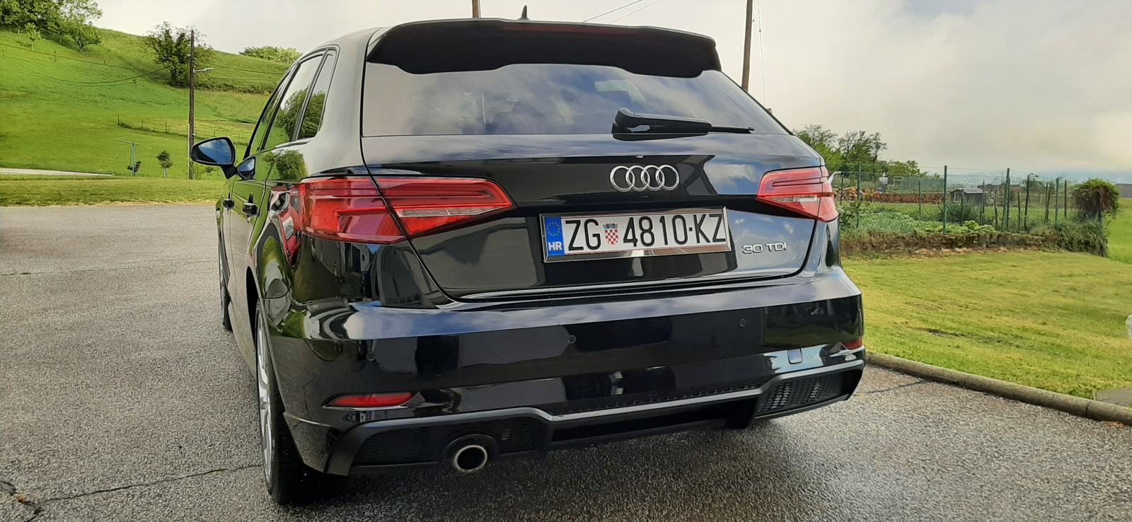 AUDI A3 3.0 TDI SPORTBACK "S LINE" LED SVJETLA NAVIGACIJA KOŽA, pogled izvana - slika 5