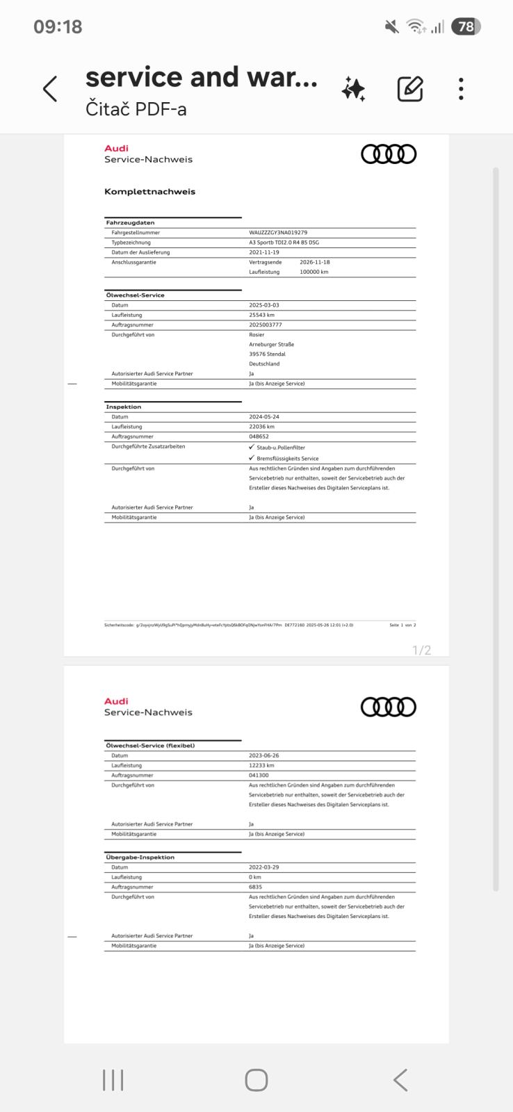 Audi A3 TDI automatik, novi model, advanced, reg 05/2027, 41000 km,PDV, fotografija 16
