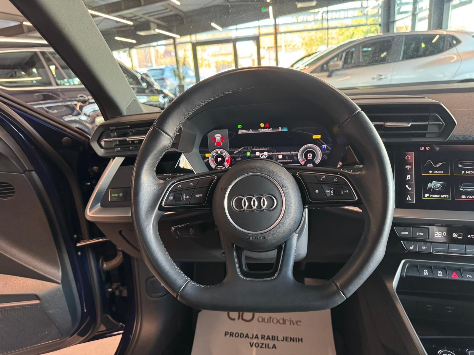 Audi A3 30 TDI Sportback S-Tronic NAVI• LEASING RATA VEĆ OD: 305,00 €, fotografija 17