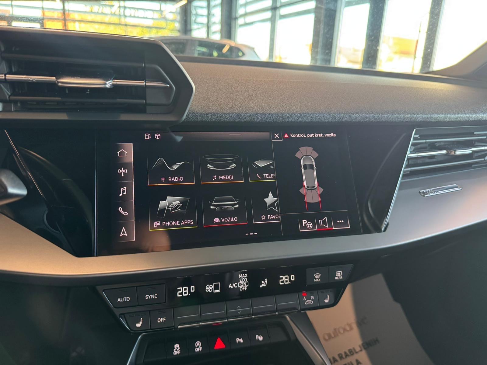 Audi A3 30 TDI Sportback S-Tronic NAVI• LEASING RATA VEĆ OD: 305,00 €, fotografija 18