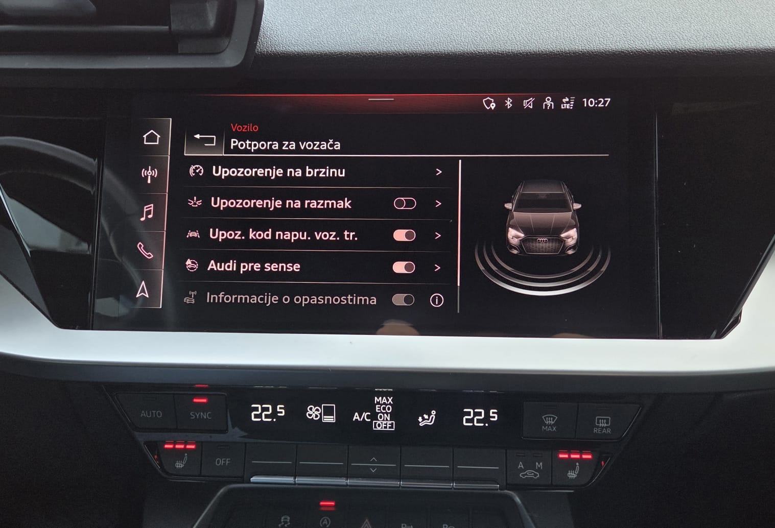 Audi A3 30 TFSI AUTOMATIK*LIMUZINA*ALU NAVI PDC LED*GARANCIJA*, fotografija 17