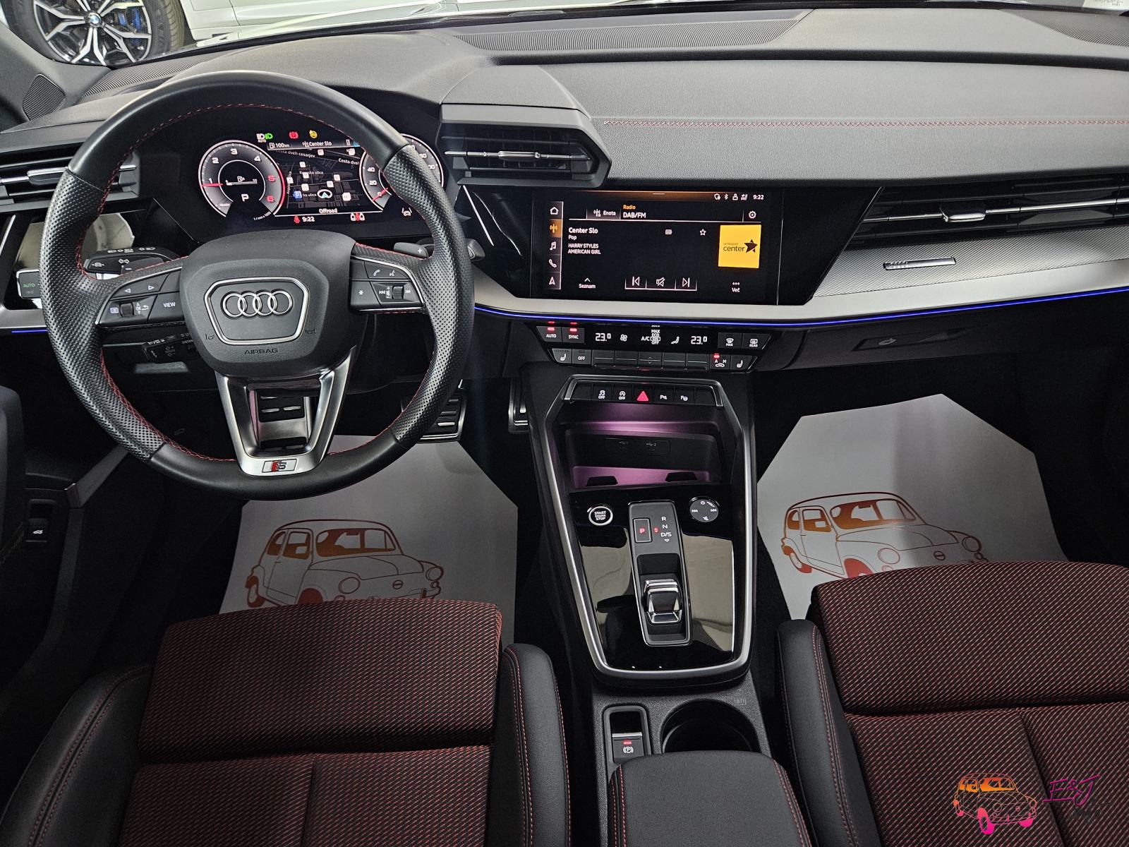 Audi A3 35 TDI S-LINE PANORAMA ACC MATRIX KAMERA MASAŽA, fotografija 9