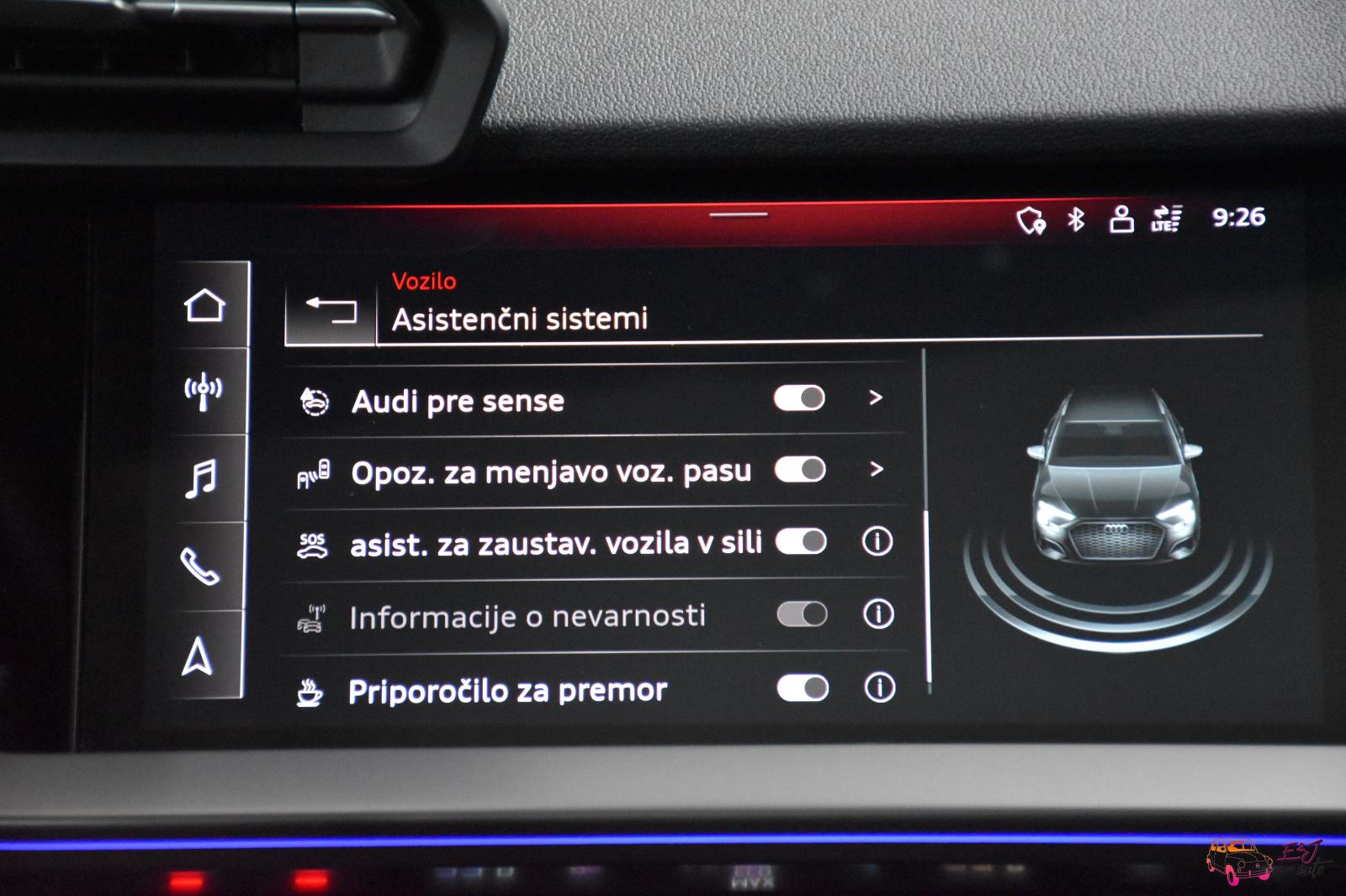 Audi A3 35 TDI S-LINE PANORAMA ACC MATRIX KAMERA MASAŽA, fotografija 14