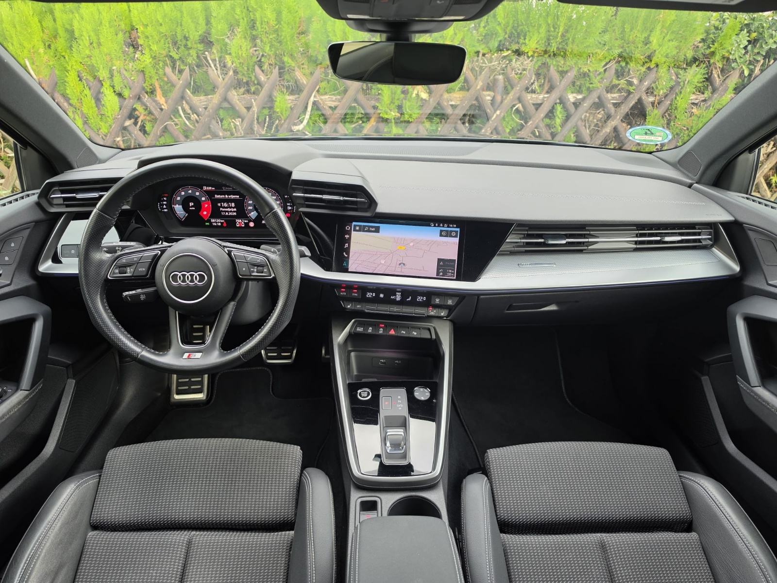 Audi A3 35 TFSI❗️3 x S-Line❗️ 58.000 km ● BLACK OPTIC ● JAMSTVO, fotografija 14