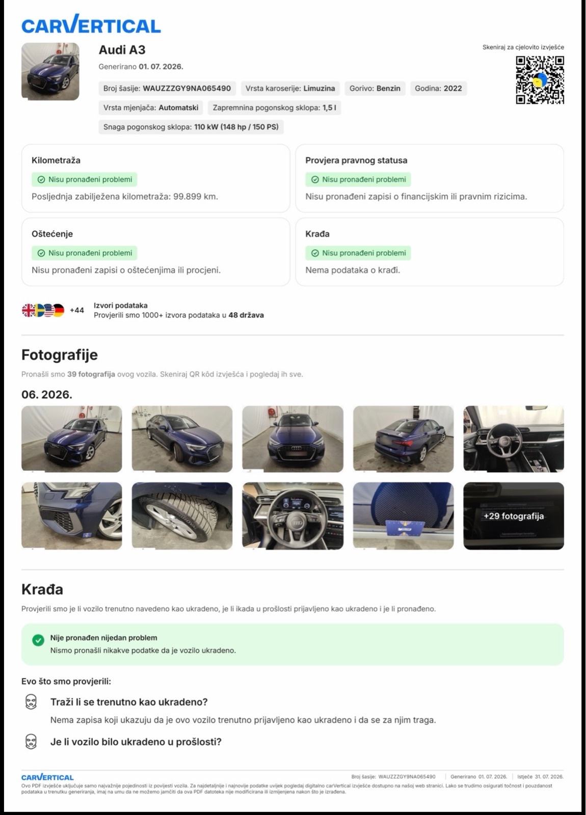 Audi A3 35 TFSI S- Tronic S LINE, fotografija 12