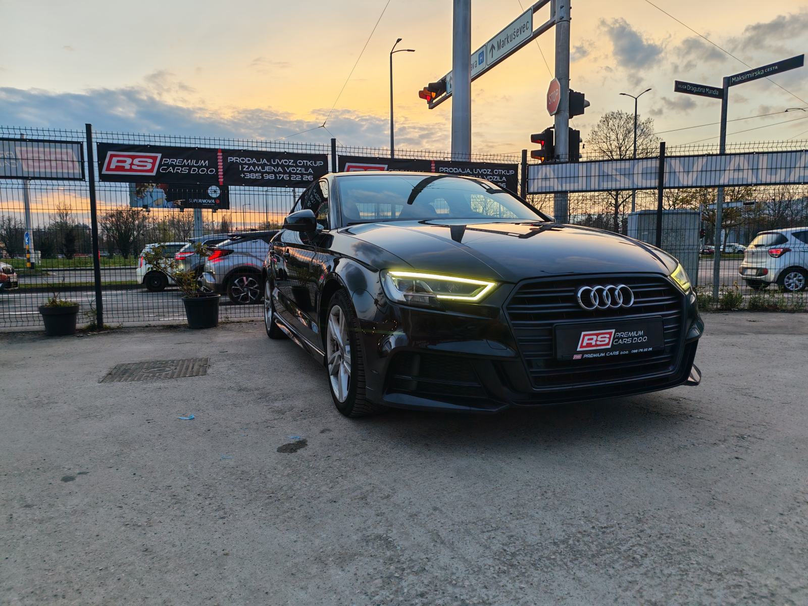 AUDI A3 35TDI LIMO, STRONIC, SLINE, KOŽA, VIRTUAL, LED, ALU17, JAMSTVO, fotografija 9