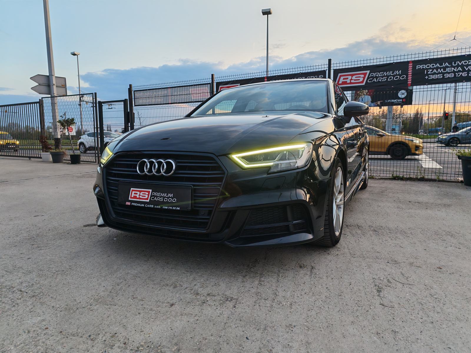 AUDI A3 35TDI LIMO, STRONIC, SLINE, KOŽA, VIRTUAL, LED, ALU17, JAMSTVO, fotografija 3