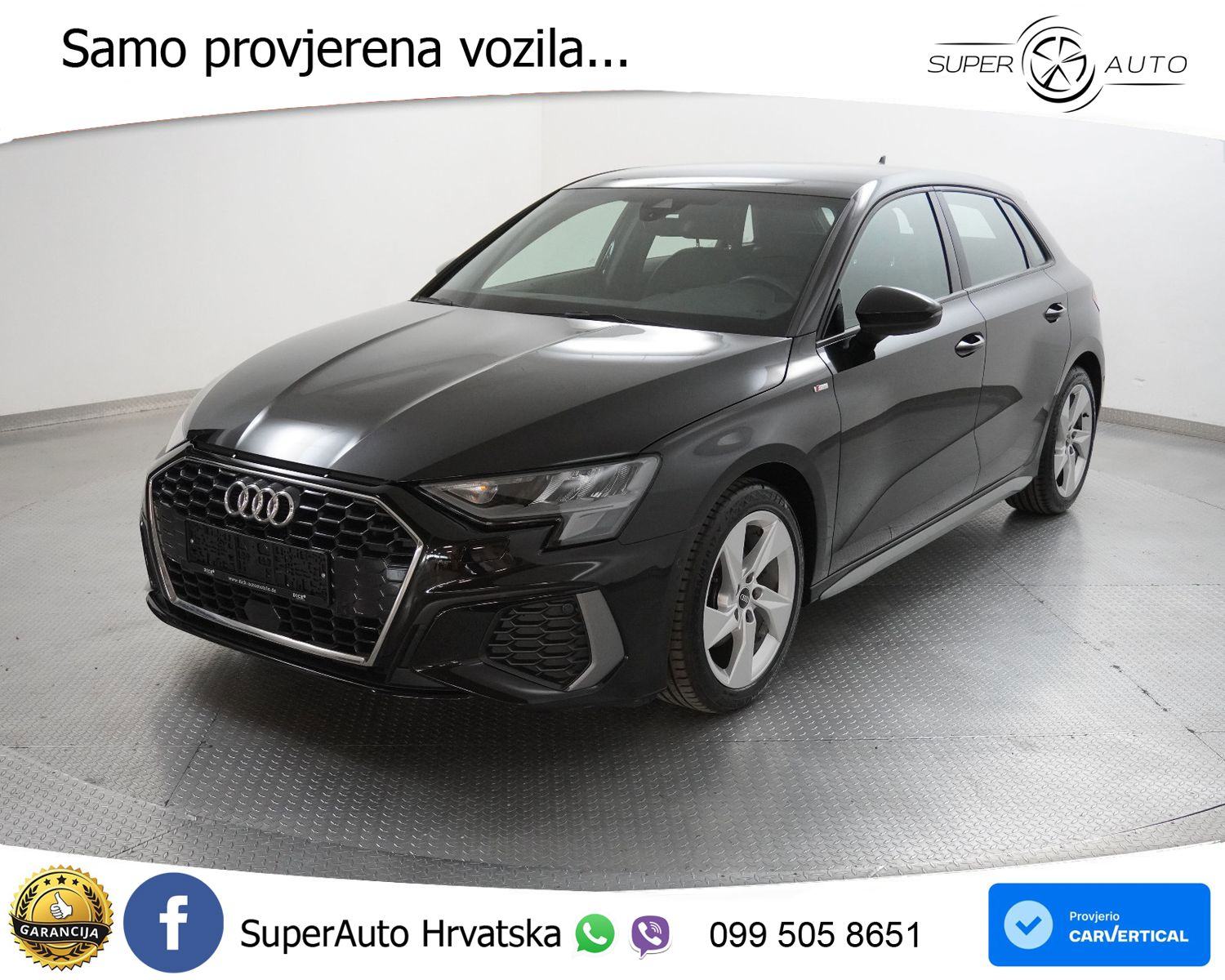 Audi A3 SB 30 TDI Aut. S line 116 KS, LED+KAM+GR SJED+VIRT+ASIST, fotografija 1
