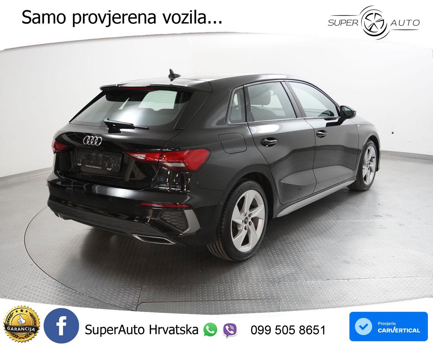 Audi A3 SB 30 TDI Aut. S line 116 KS, LED+KAM+GR SJED+VIRT+ASIST, fotografija 5